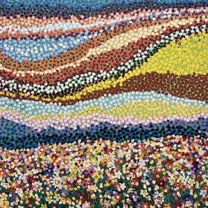 Serie “Mareas”, 2025. Acrilico-Lienzo 200x200 cm